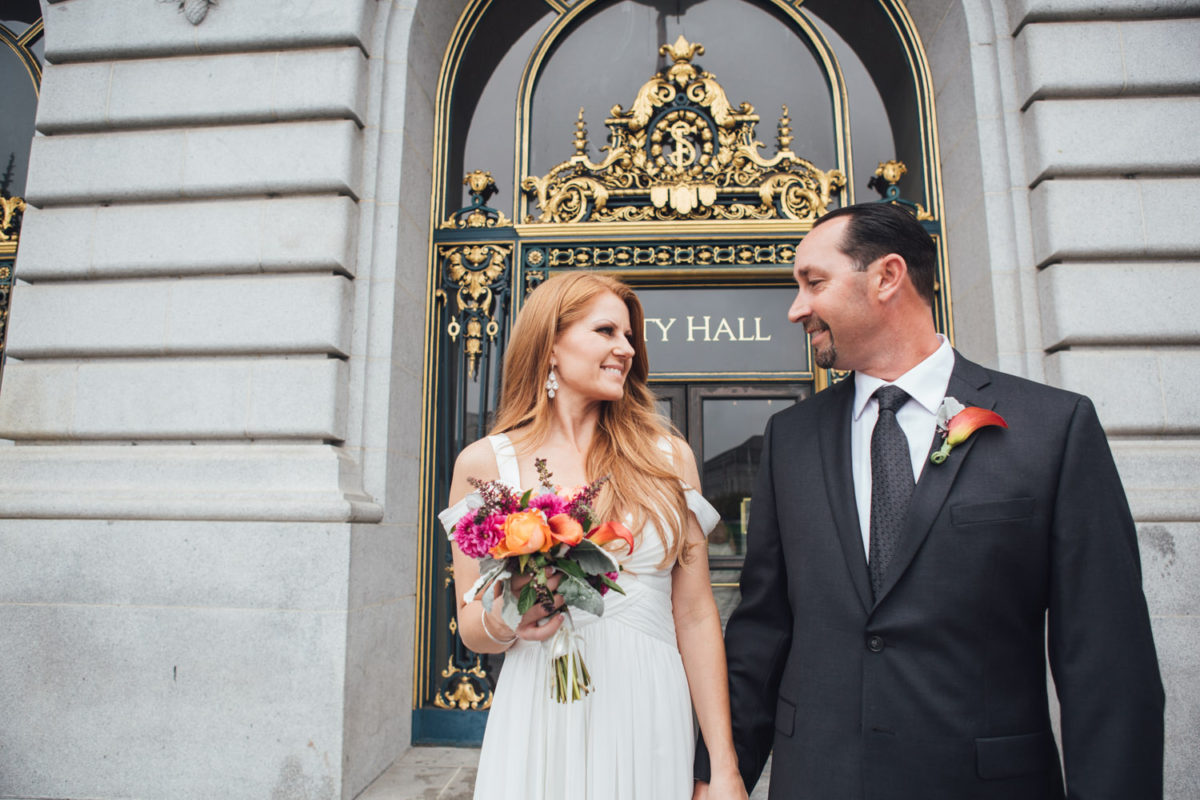 san francisco city hall elopement photographer