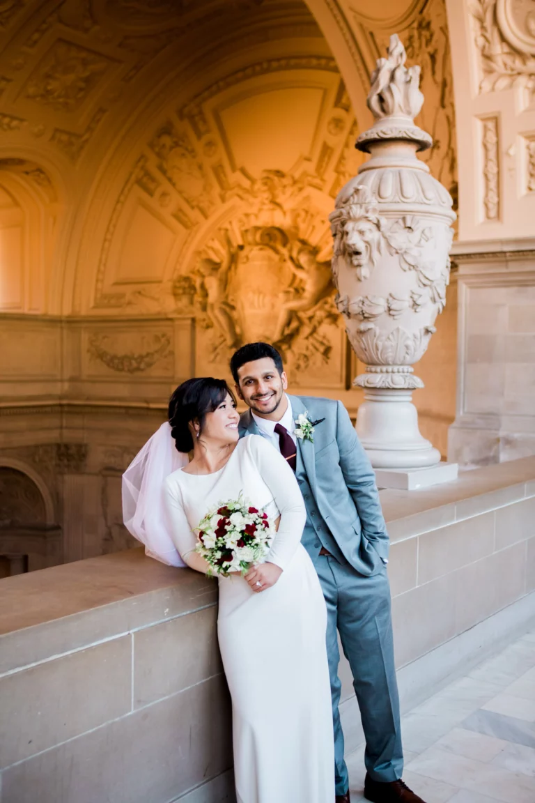 Ithaca Wedding Photographer SF City Hall: Sherri & Sean